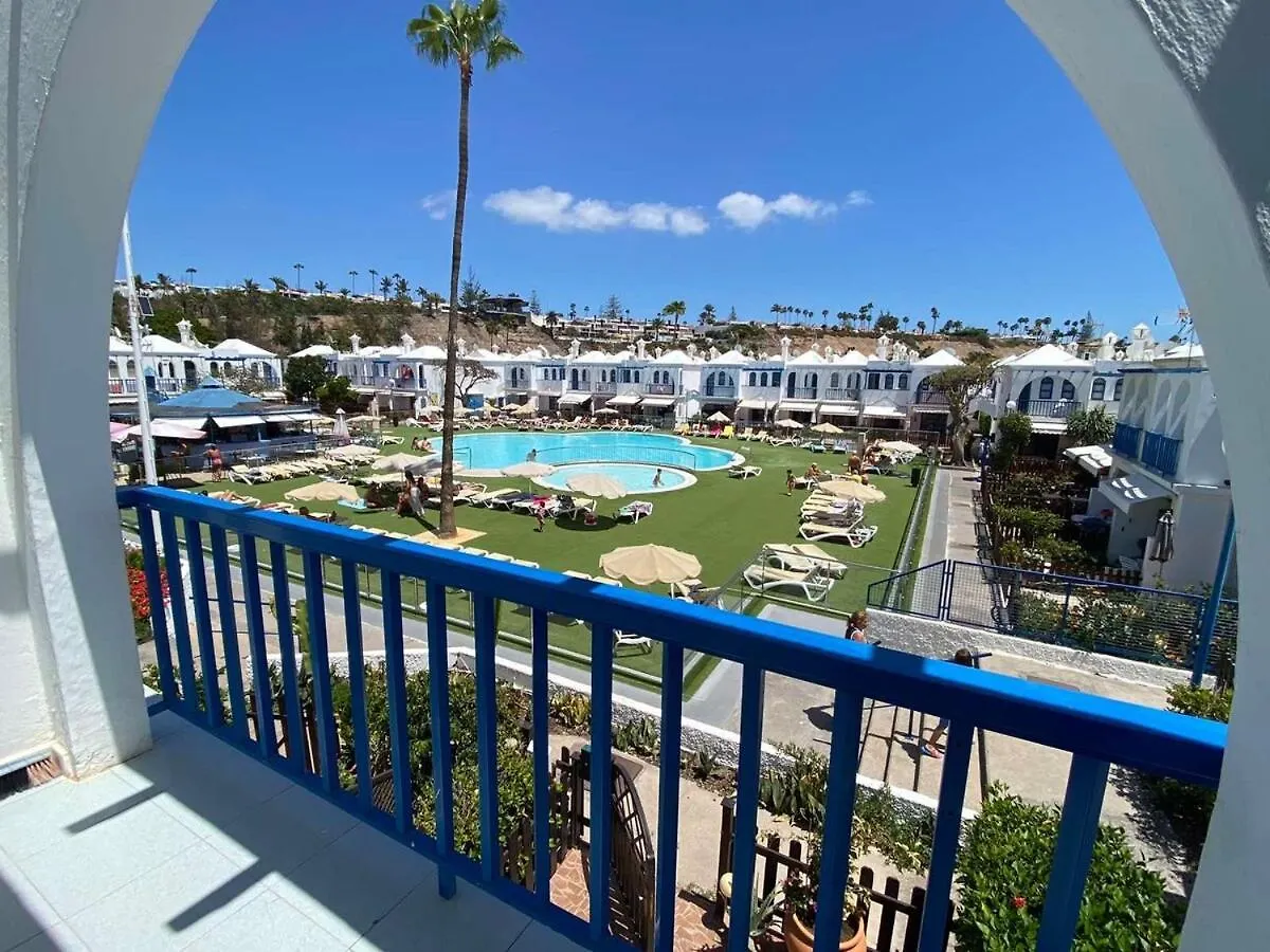 דירה Sunny Poolview Bungalow In Maspalomas